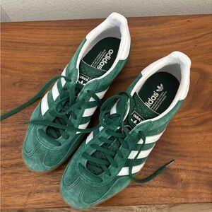Adidas Forest Green Suede Sneakers